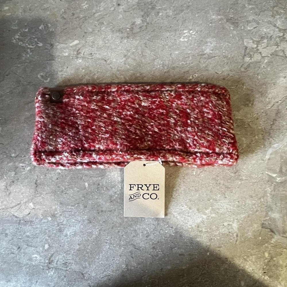Frye and Co. Space Dyed Gorpcore Headband Scarlet Ear Warmer New With Tags